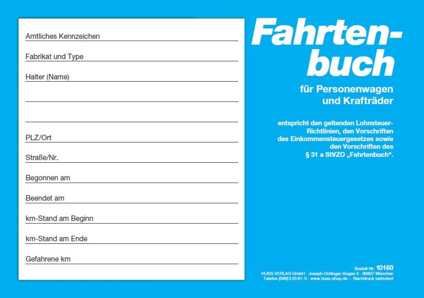 Pkw-Fahrtenbuch