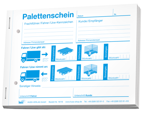 Palettenschein
